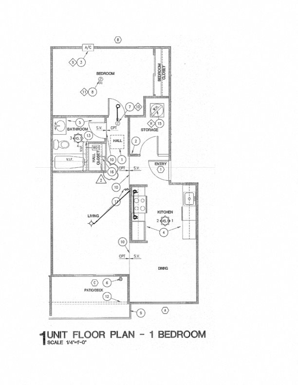 Floor Plans of Crestview Court in Beaverton, OR